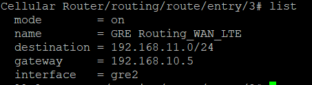 routing policy in router 1